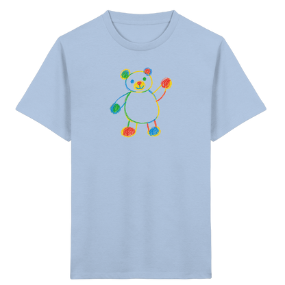 Farbpunkt-Bär für Kinder - Kinder Bio T-Shirt
