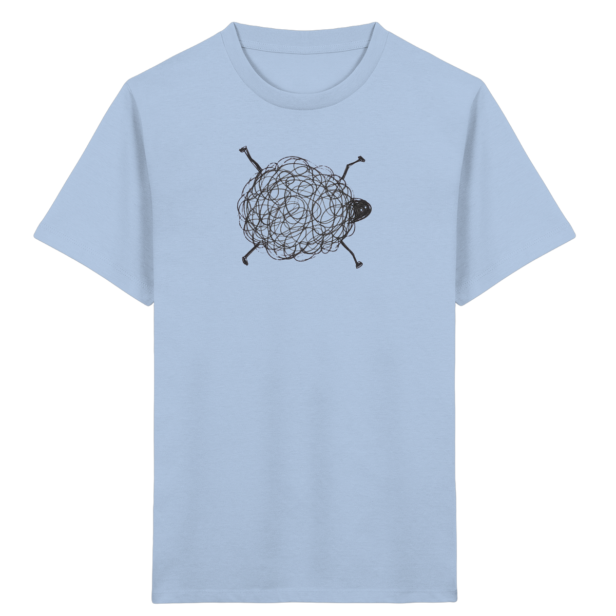 Schaf von oben Shirt - Kinder Bio T-Shirt