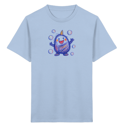 Seifenblasenmumpf mit Horn - Kinder Bio T-Shirt