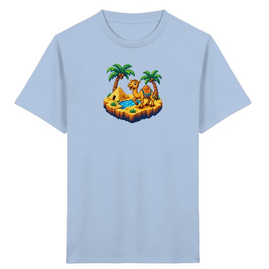 Verspieltes Pixel-Art Kamel Kinder T-Shirt - Kinder Bio T-Shirt