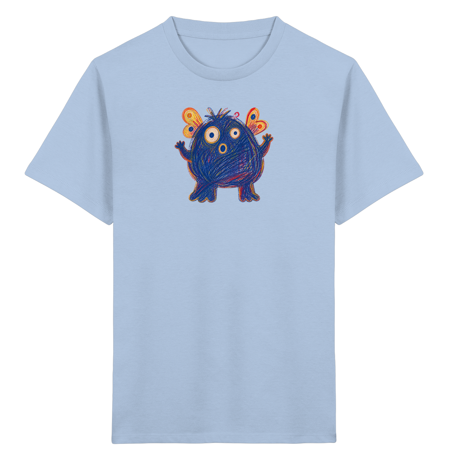 Flatterflauschi mit kleinen Flügeln - Kinder Bio T-Shirt