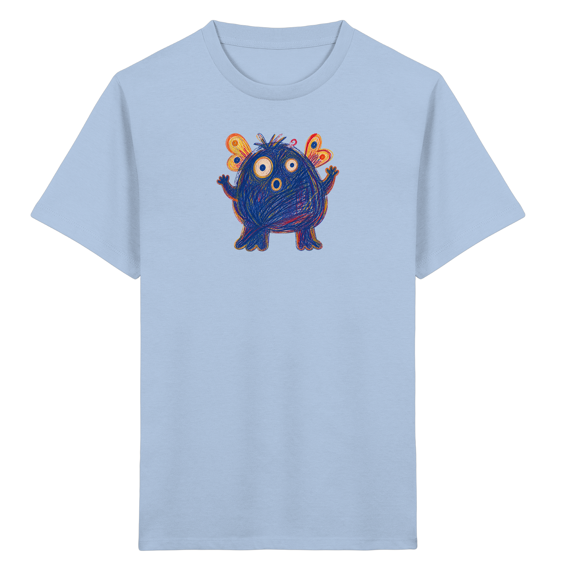 Flatterflauschi mit kleinen Flügeln - Kinder Bio T-Shirt