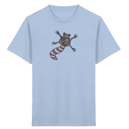 Waschbär von oben - Kinder Bio T-Shirt