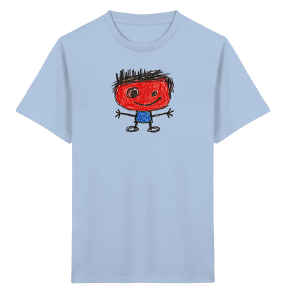 Kritzelkopf mit Bürstenhaar - Kinder Bio T-Shirt