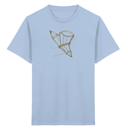 Waldgrüne Bleistift-Schultüte - Kinder Bio T-Shirt