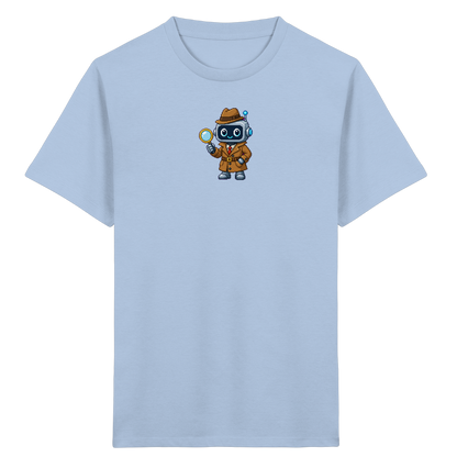 Pixel Detektiv Roboter T-Shirt für Kinder - Kinder T-Shirt