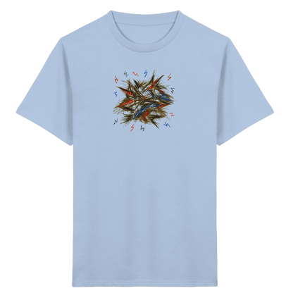 Wildes Energie T-Shirt mit Blitzen - Kinder Bio T-Shirt