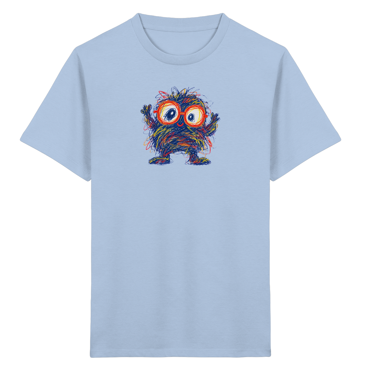 Brillenknäuel Kritzelmonster Shirt - Kinder Bio T-Shirt