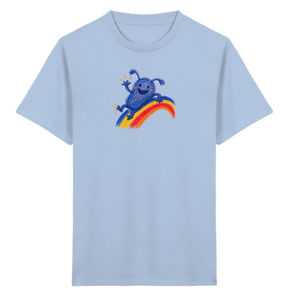 Regenbogenracker Kritzelmonster Kinder Shirt - Kinder Bio T-Shirt