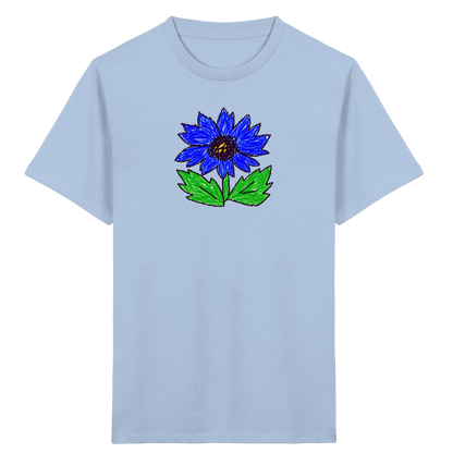 Kritzel Kornblume Kinder Shirt - Kinder Bio T-Shirt