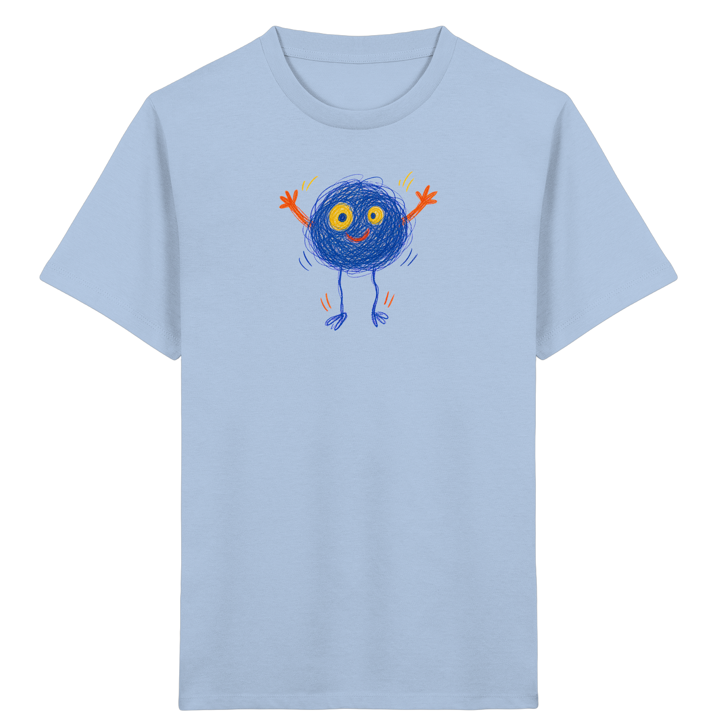 Hüpfkugel Kritzelmonster Kinder T-Shirt - Kinder Bio T-Shirt