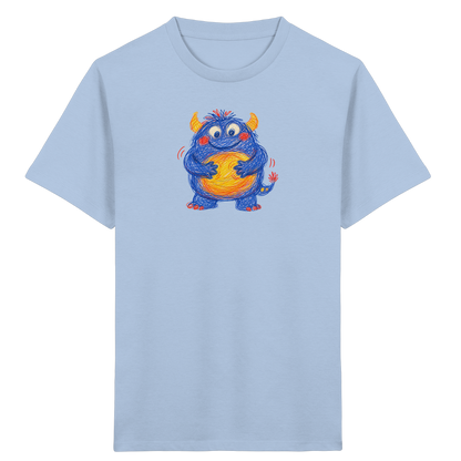 Bauchklopfer Monster Kinder Shirt - Kinder Bio T-Shirt