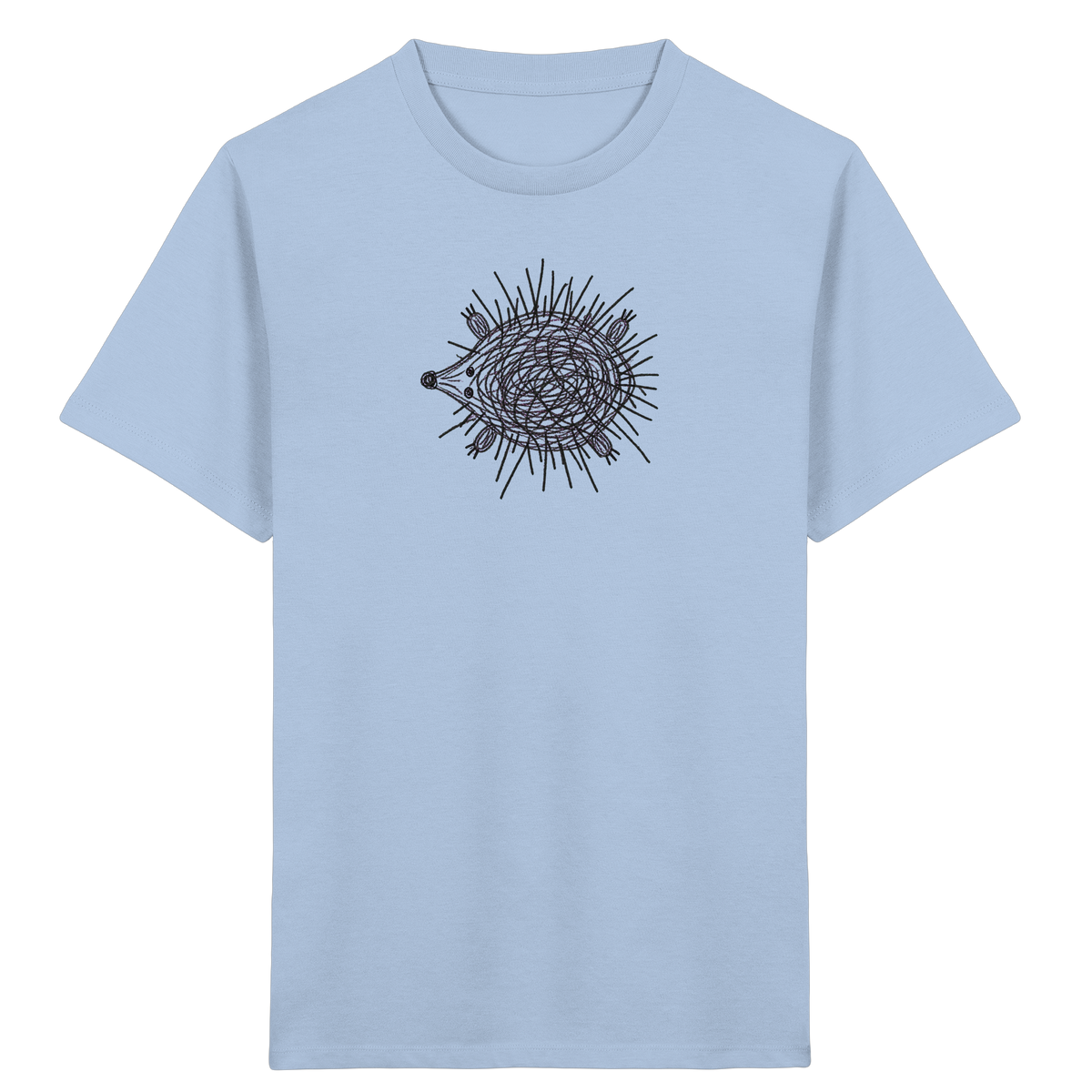 Igel von oben gezeichnet - Kinder Bio T-Shirt
