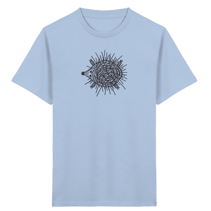Igel von oben gezeichnet - Kinder Bio T-Shirt