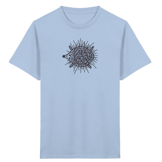 Igel von oben gezeichnet - Kinder Bio T-Shirt