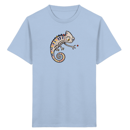 Verspieltes Chamäleon Kinder T-Shirt bunt - Kinder Bio T-Shirt