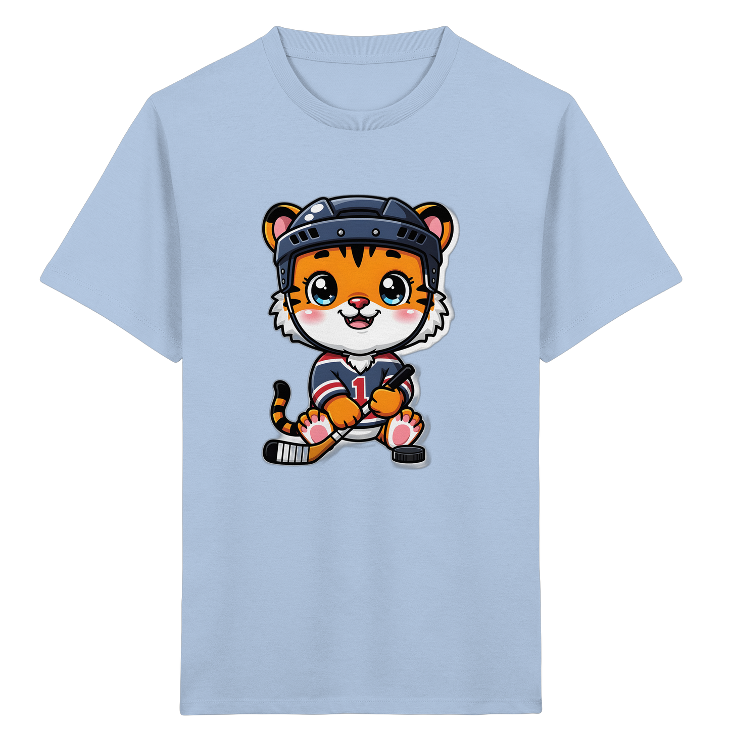 Eishockey Tiger: Cooles Kinder T-Shirt