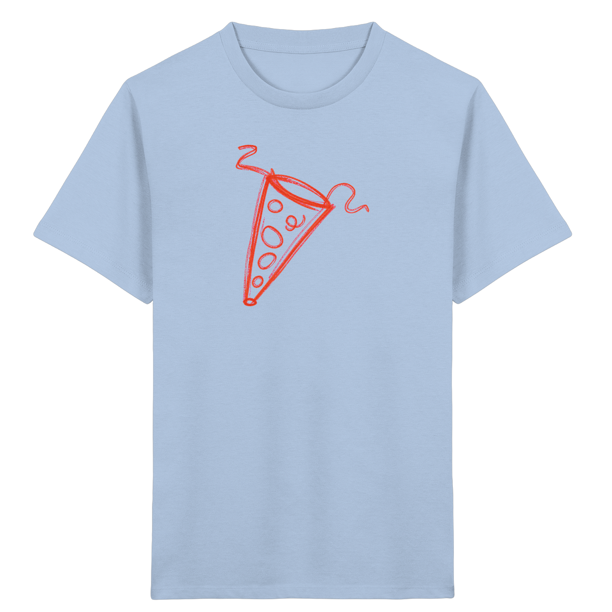 Orange Kringel Schultüte Shirt - Kinder Bio T-Shirt