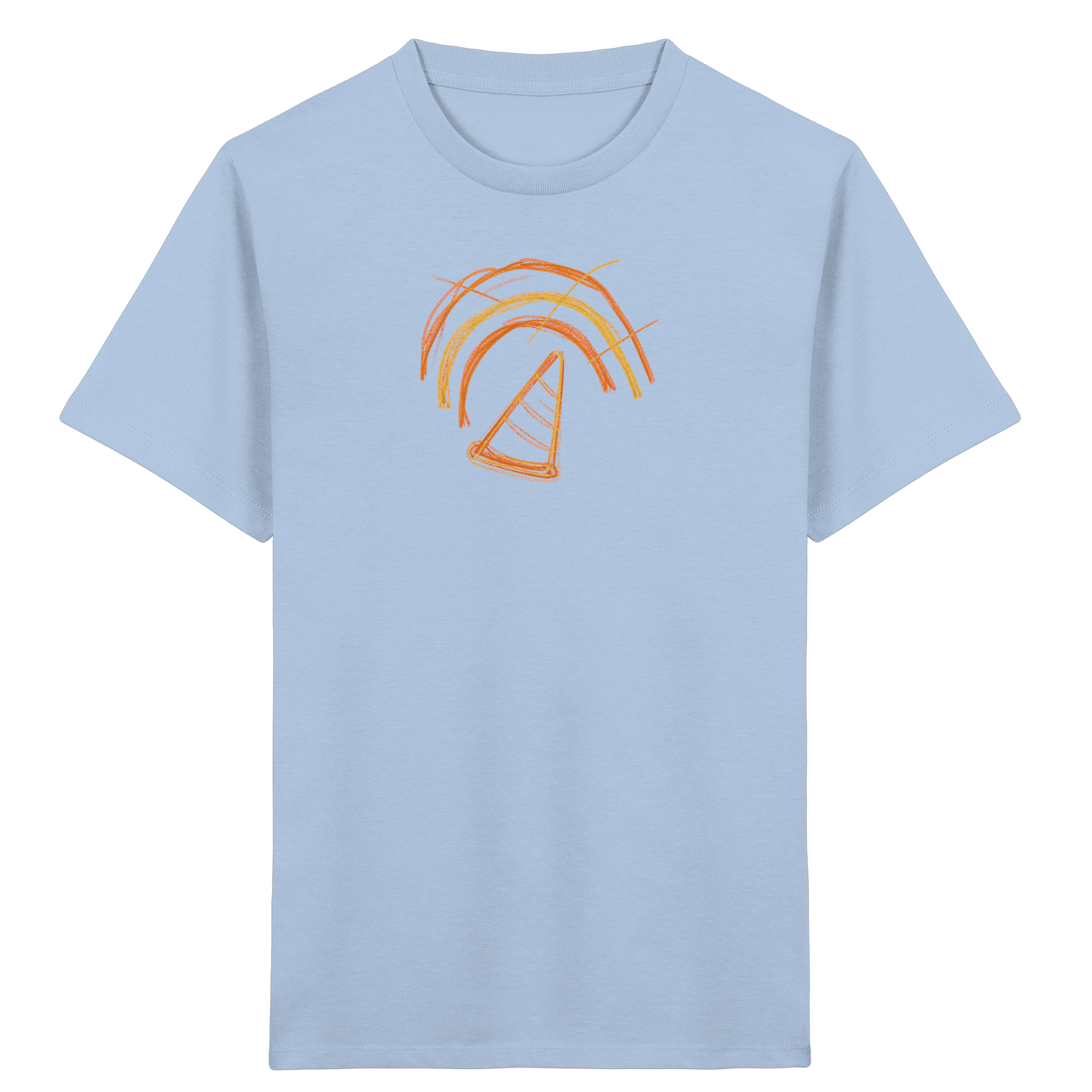 Wackelregenbogen mit Schultüte Kinder T-Shirt