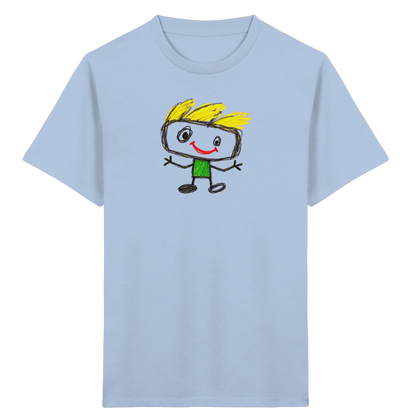 Kritzelkopf mit Windhaar - Kinder Bio T-Shirt