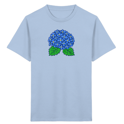 Kritzel Hortensie Kinder Shirt - Kinder Bio T-Shirt