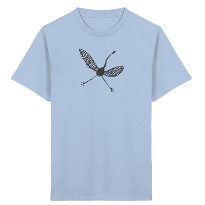 Kranich von oben - Kinder Bio T-Shirt