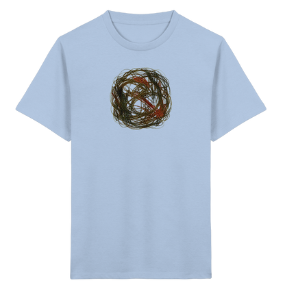 Wildes Kreide Knäuel Natur T-Shirt - Kinder Bio T-Shirt