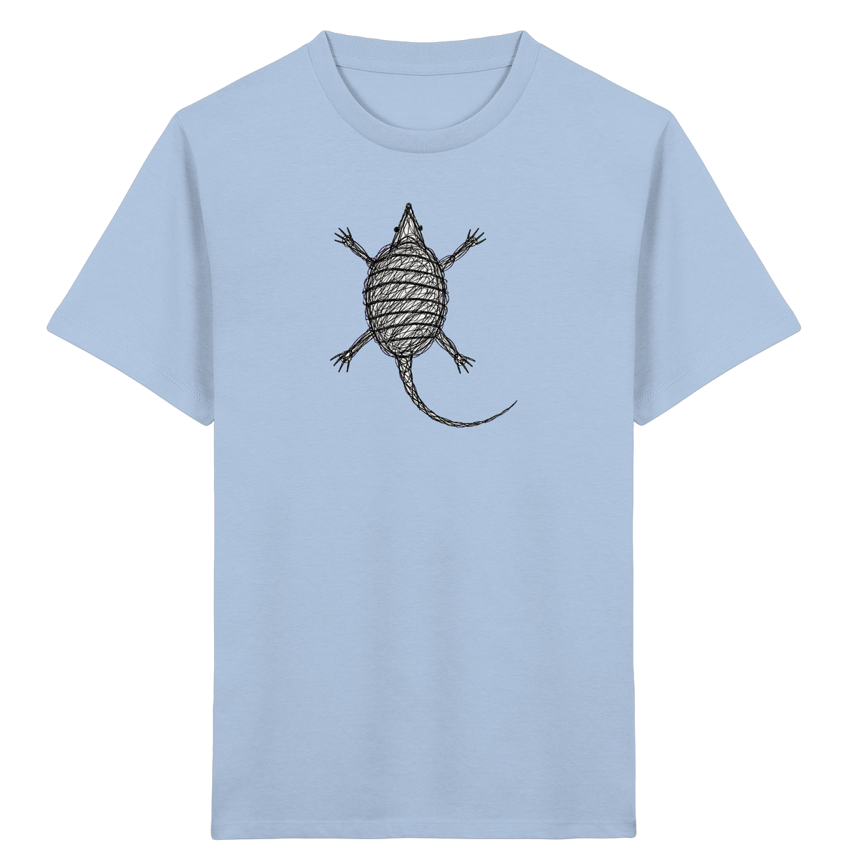 Gürteltier von oben - Kinder Bio T-Shirt