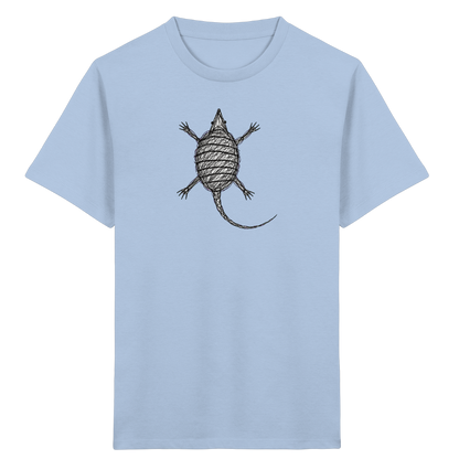 Gürteltier von oben - Kinder Bio T-Shirt