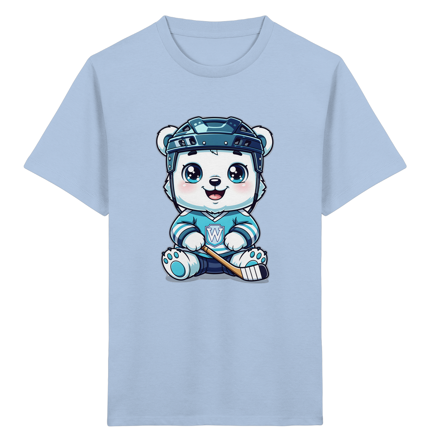 Eisbär Eishockey T-Shirt für Kinder