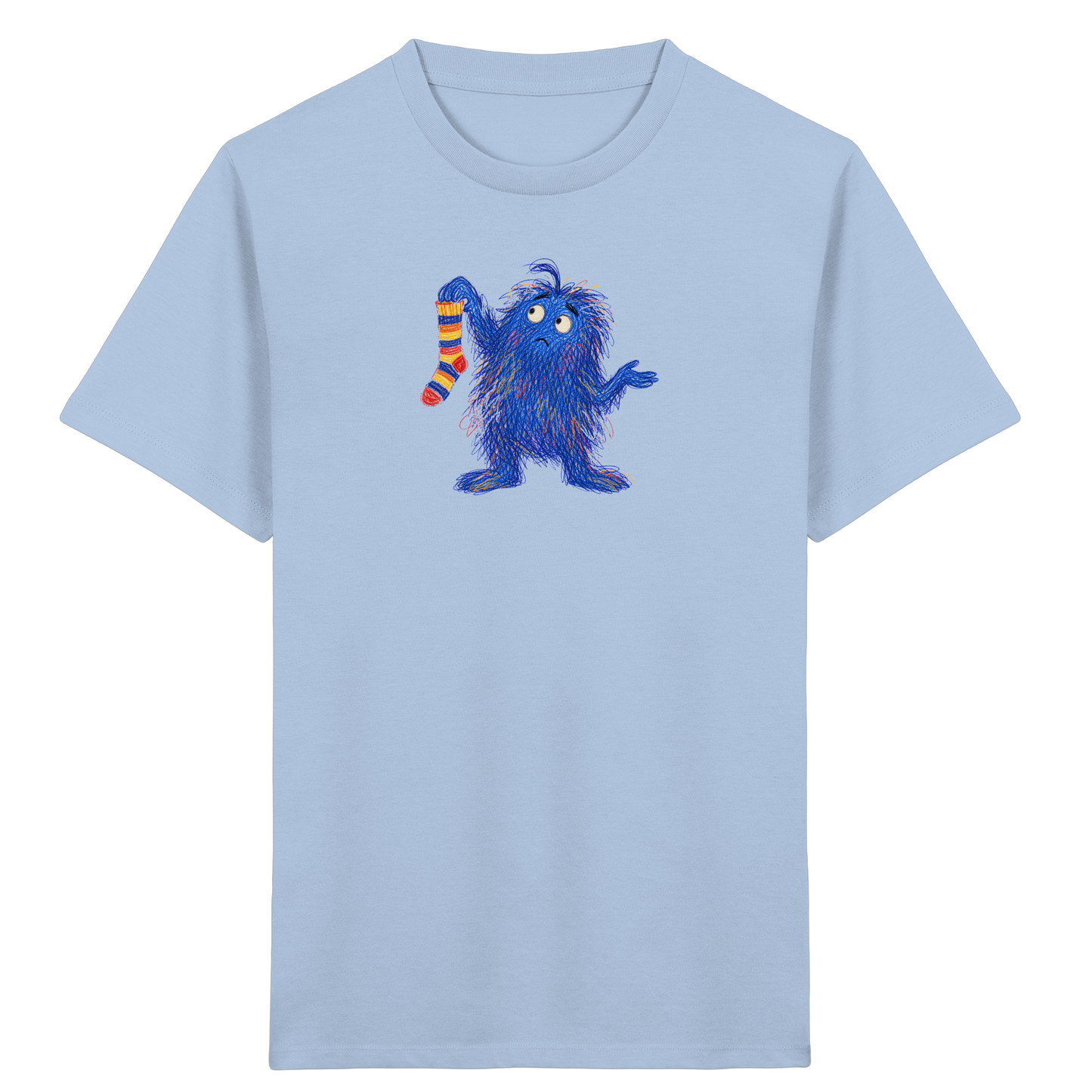 Sockensucher Monster Kinder T-Shirt - Kinder Bio T-Shirt