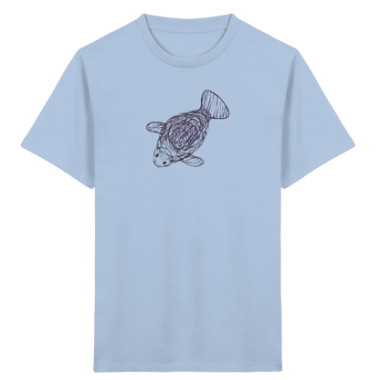Seekuh von oben gezeichnet - Kinder Bio T-Shirt