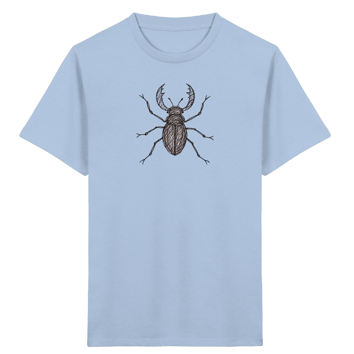 Hirschkäfer von oben - Kinder Bio T-Shirt
