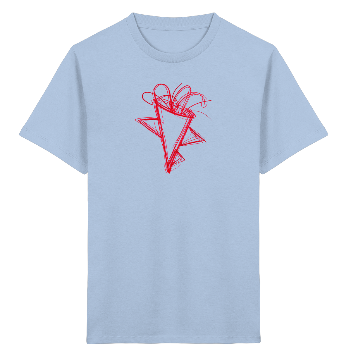 Tomatenrote Wackel-Schultüte - Kinder Bio T-Shirt