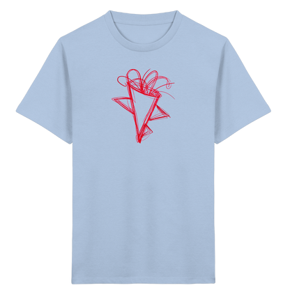 Tomatenrote Wackel-Schultüte - Kinder Bio T-Shirt
