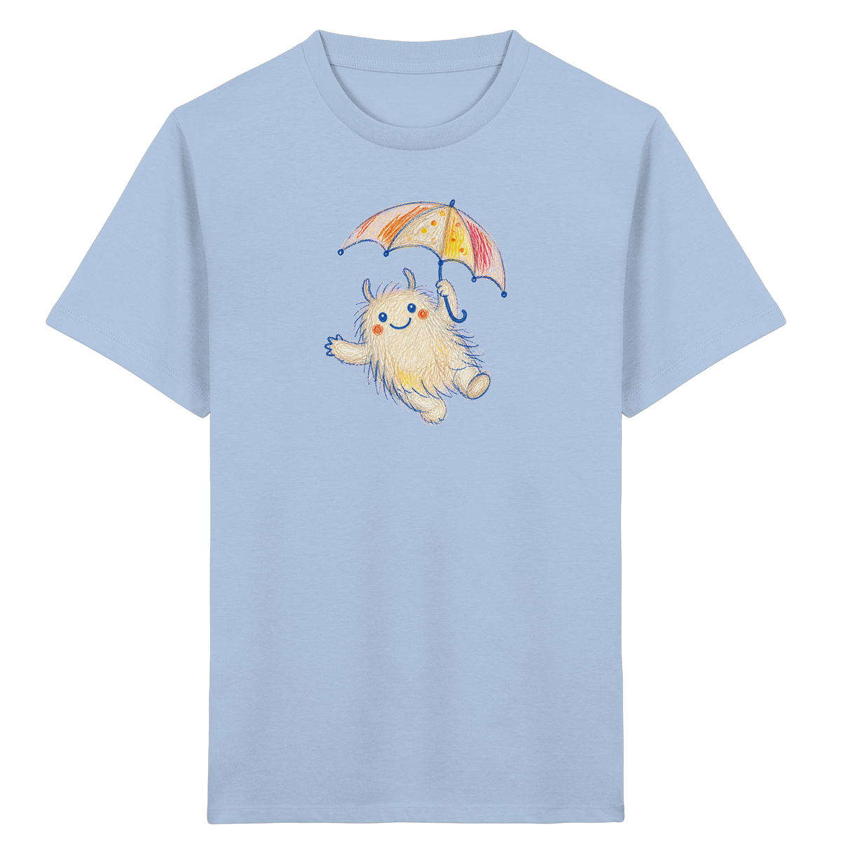 Schirmflieger Monster Kinder T-Shirt - Kinder Bio T-Shirt