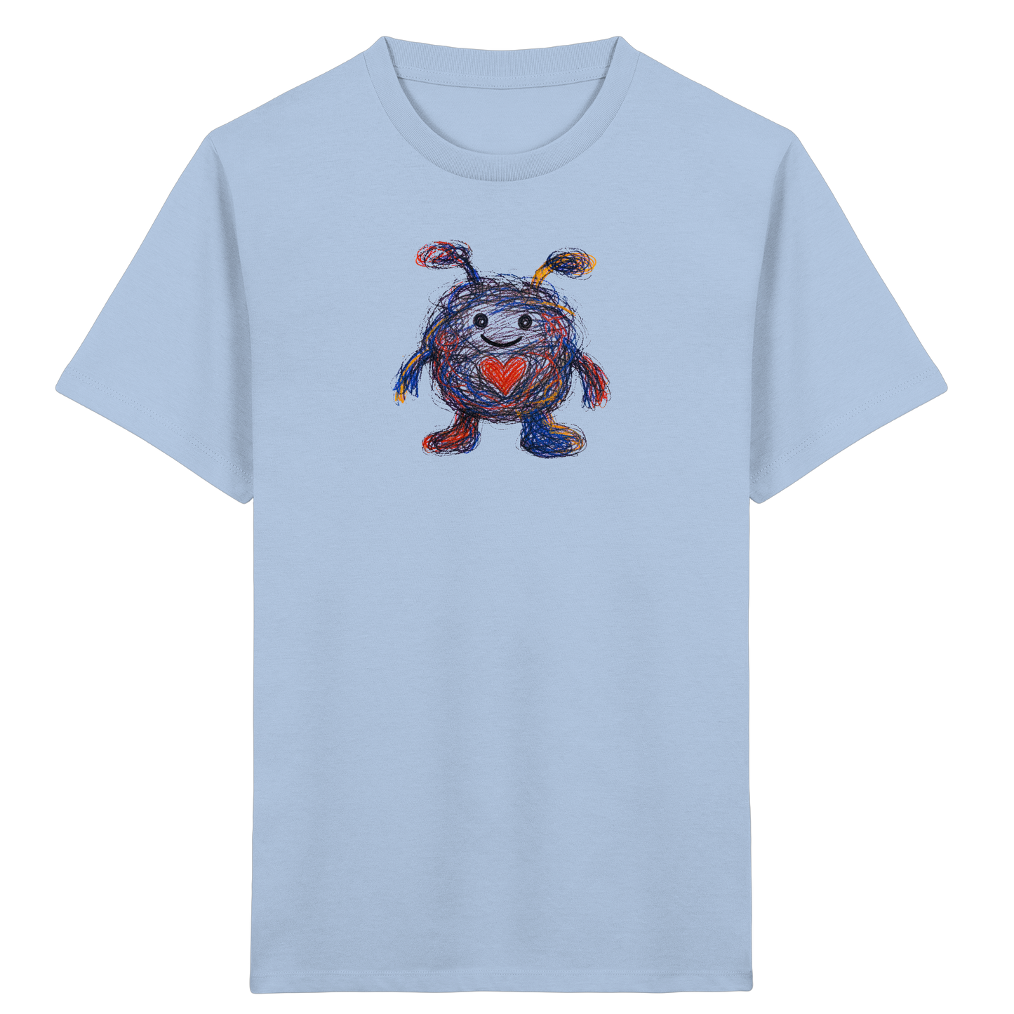 Herzknäuel Monster Kinder T-Shirt - Kinder Bio T-Shirt