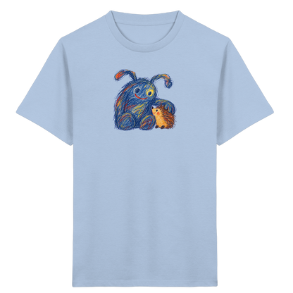 Igelkumpel Monster Freundschaft - Kinder Bio T-Shirt