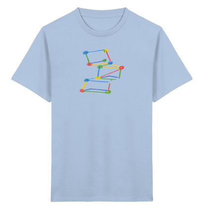 Bunte Bauklötze Farbpunkt - Kinder Bio T-Shirt