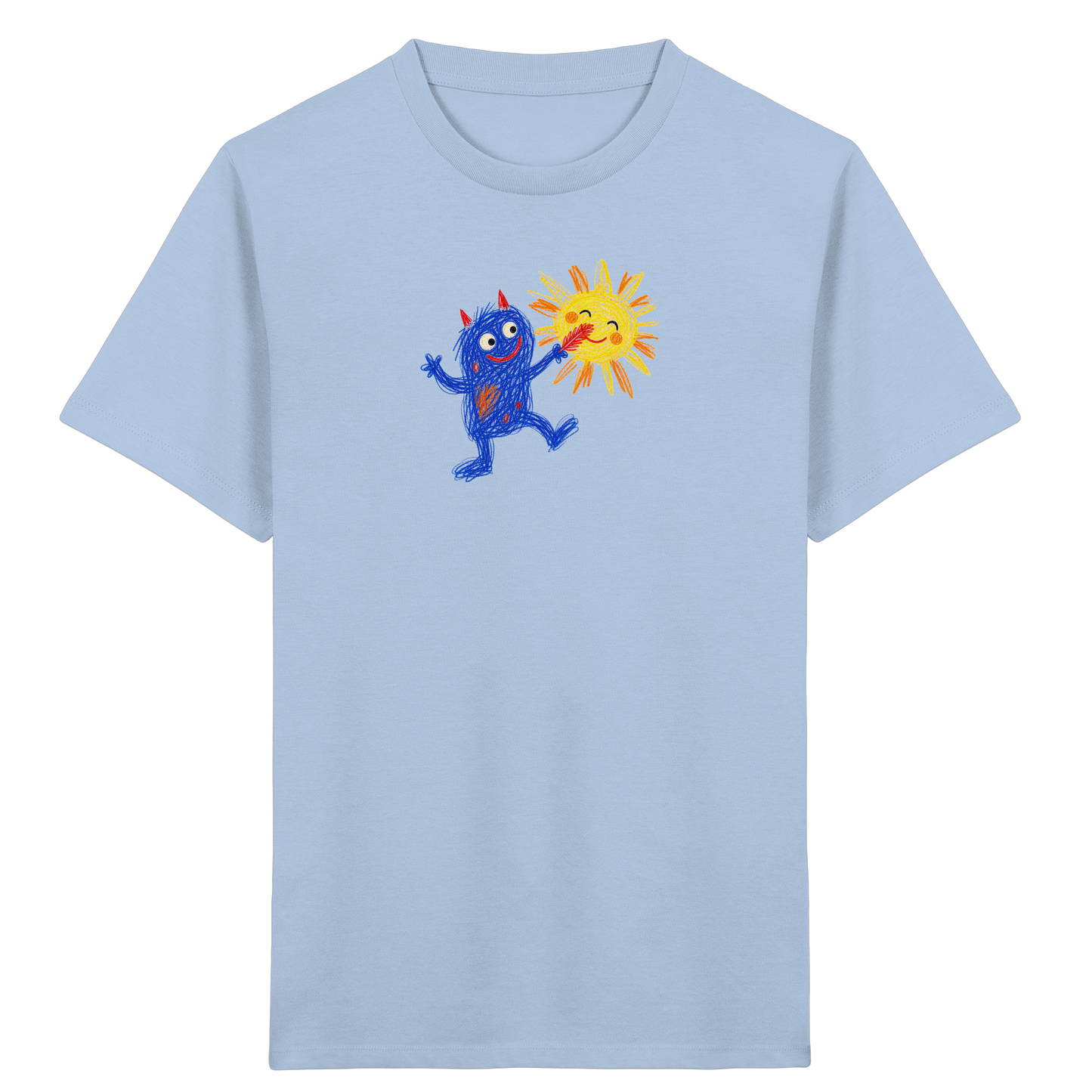 Sonnenkitzler Monster Kinder Shirt - Kinder Bio T-Shirt