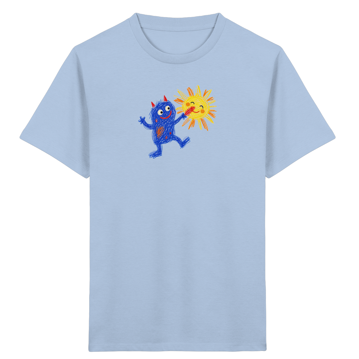 Sonnenkitzler Monster Kinder Shirt - Kinder Bio T-Shirt