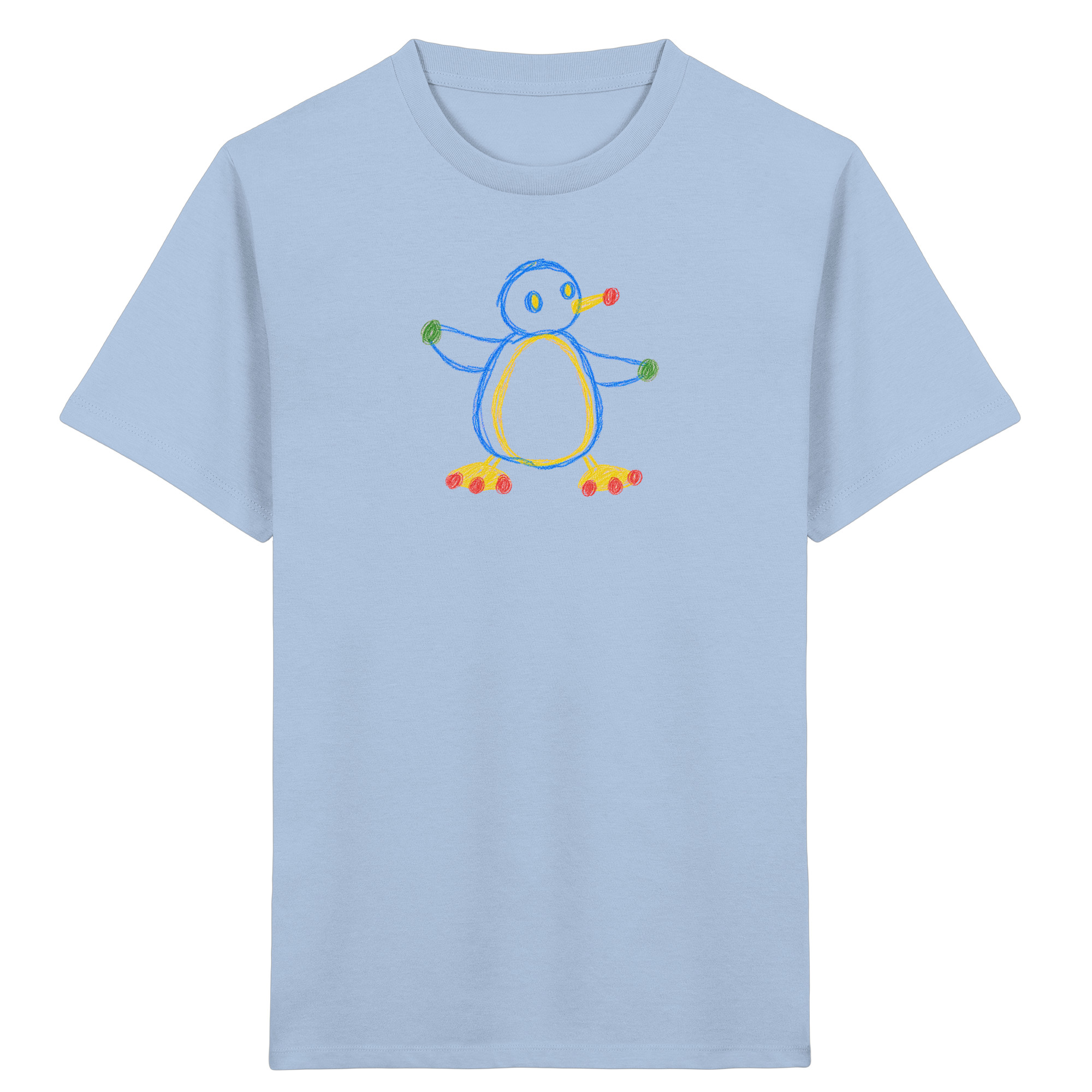 Farbpunkt-Pinguin Kinder T-Shirt