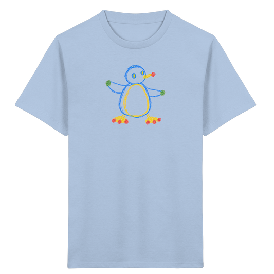 Farbpunkt Pinguin Kinder Shirt - Kinder Bio T-Shirt