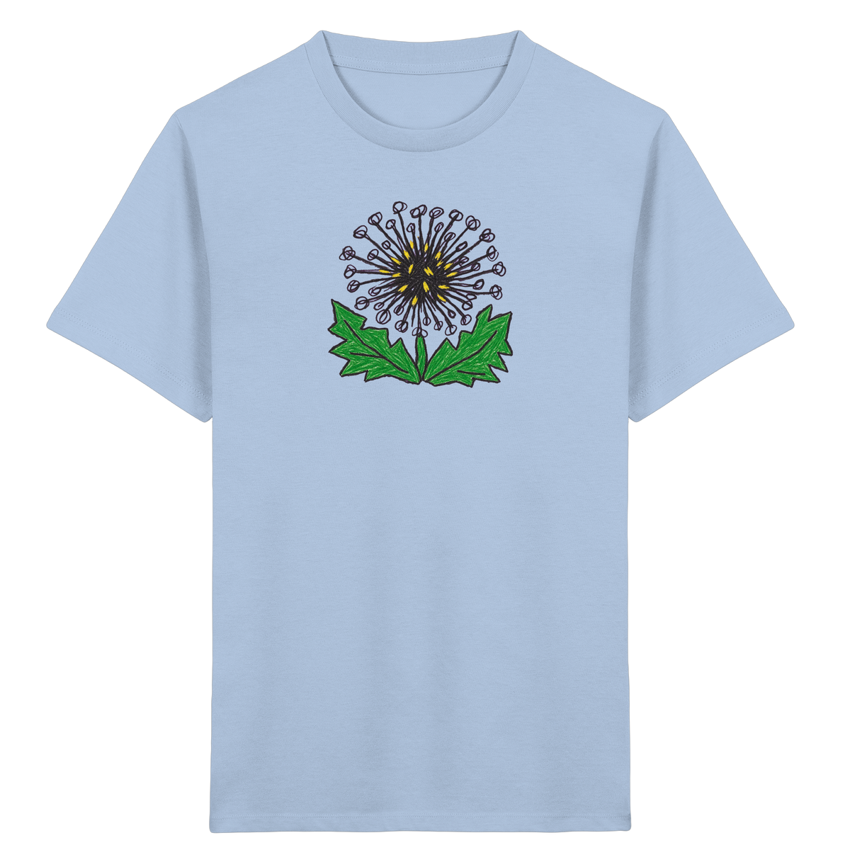 Kritzel Löwenzahn Kinder Shirt - Kinder Bio T-Shirt