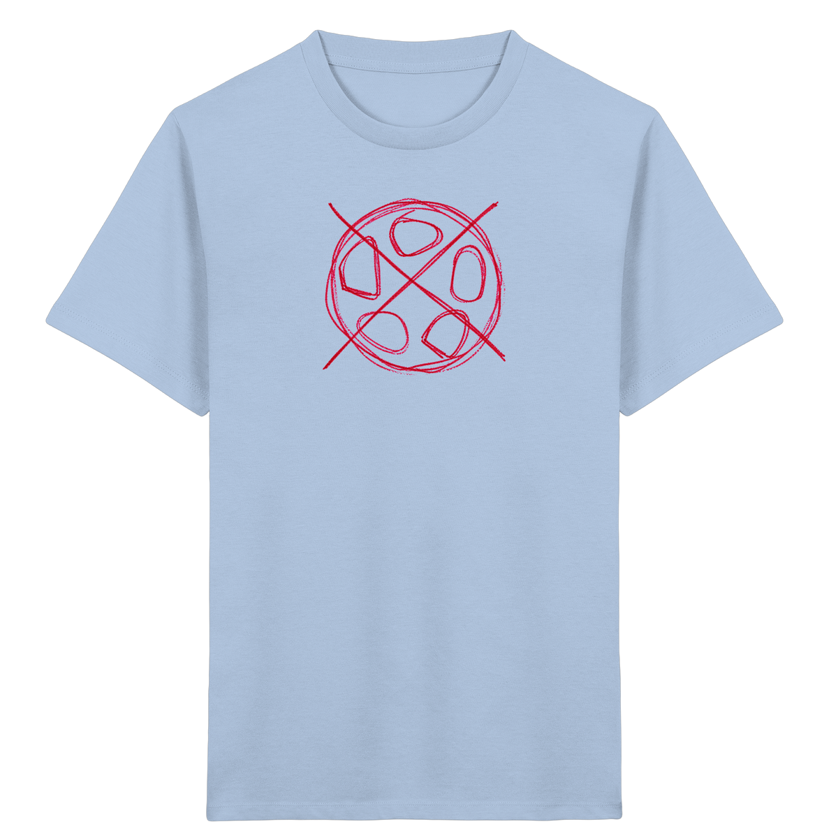 Krakel Fußball mit Stiften - Kinder Bio T-Shirt