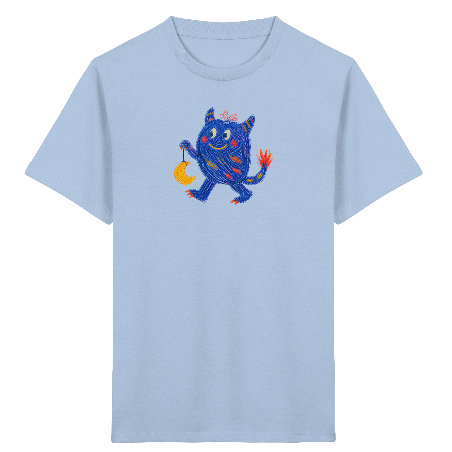 Mondlaterne Monster Kinder T-Shirt - Kinder Bio T-Shirt