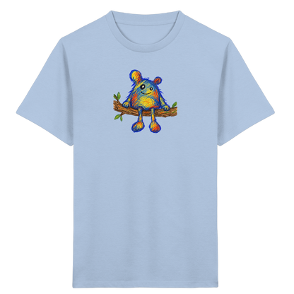 Astsitzer Kritzelmonster auf Ast - Kinder Bio T-Shirt