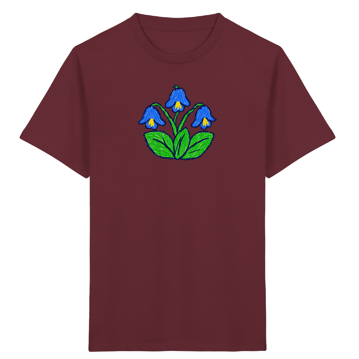 Kritzel Glockenblume Kinder Shirt - Kinder Bio T-Shirt