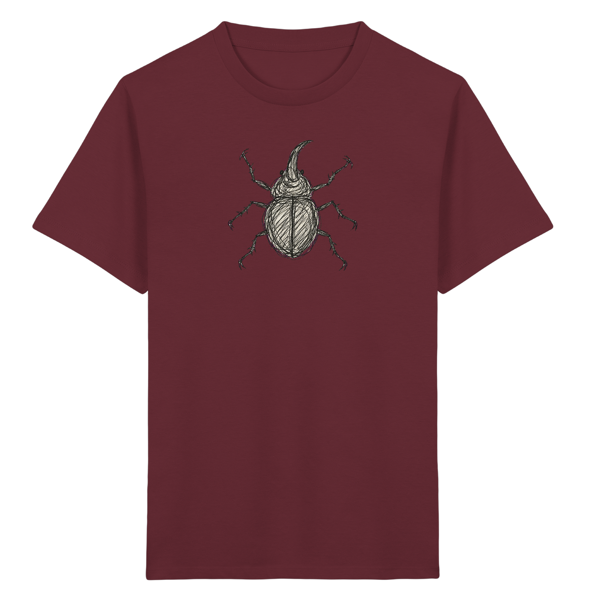 Nashornkäfer von oben - Kinder Bio T-Shirt