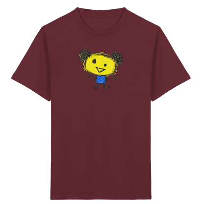Kritzelkopf mit Doppeldutt - Kinder Bio T-Shirt
